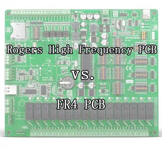Rogers high frequency PCB vs. FR4 PCB
