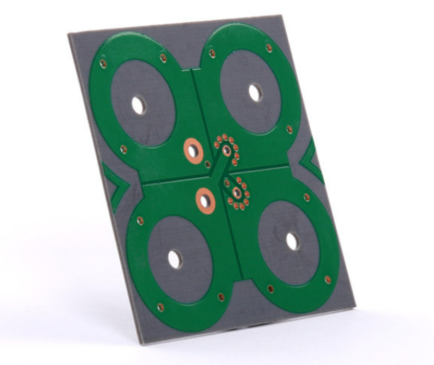 PCB high frequency board materials for high frequency device power dividers and couplers
